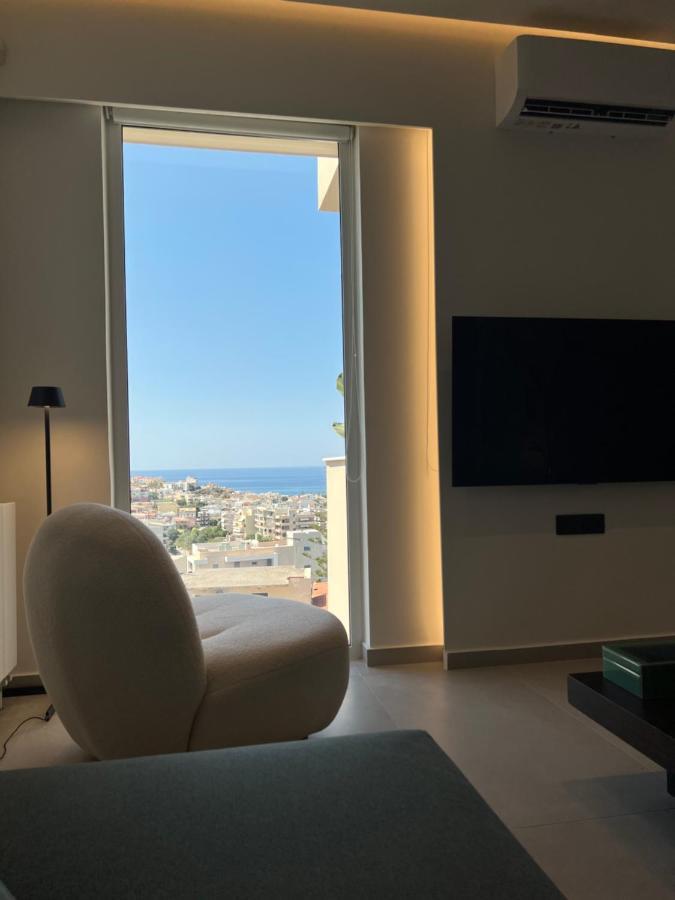 Апартаменти Ikia Mia Sea View Rethymno  Екстер'єр фото