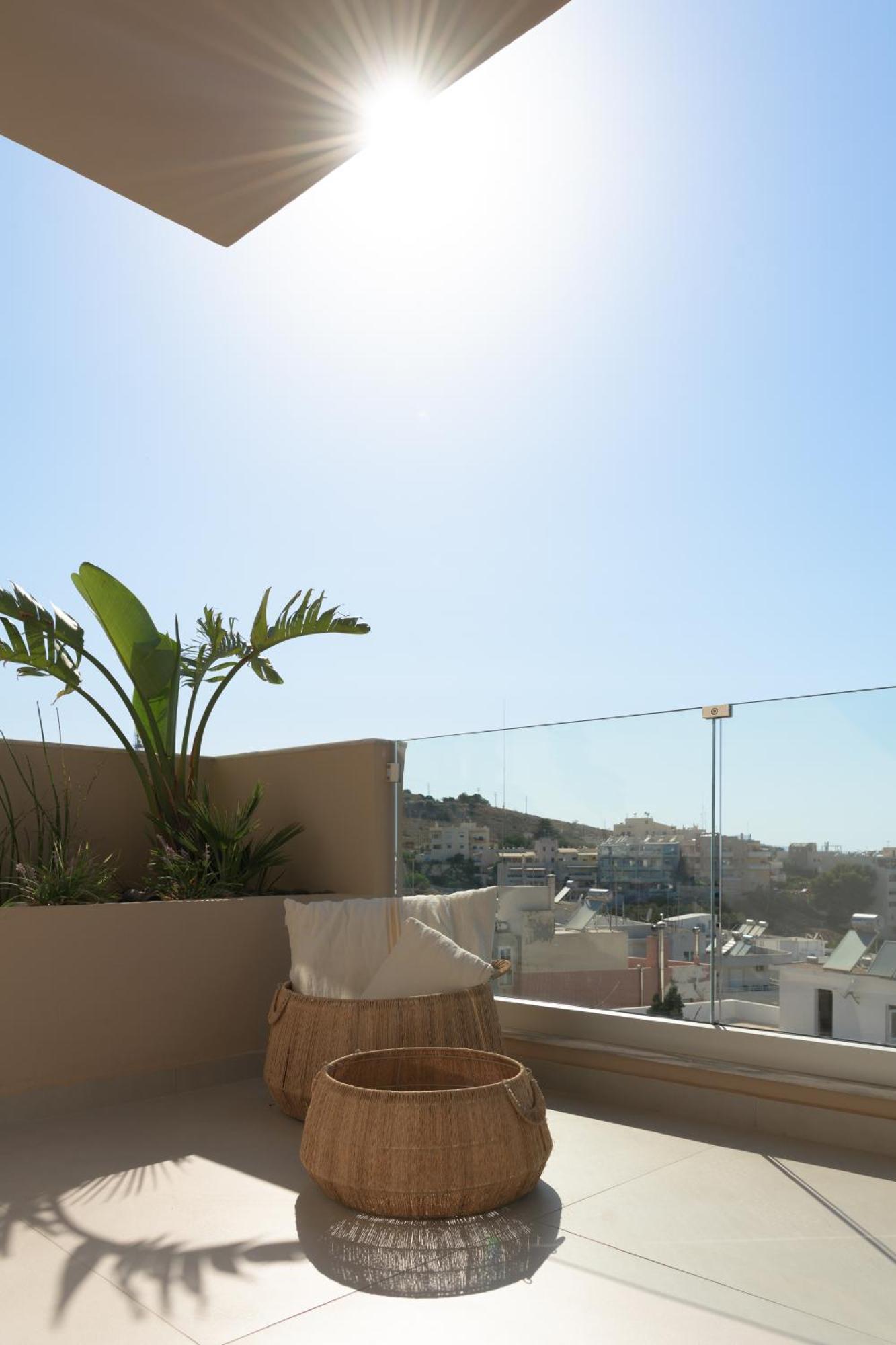 Апартаменти Ikia Mia Sea View Rethymno  Екстер'єр фото