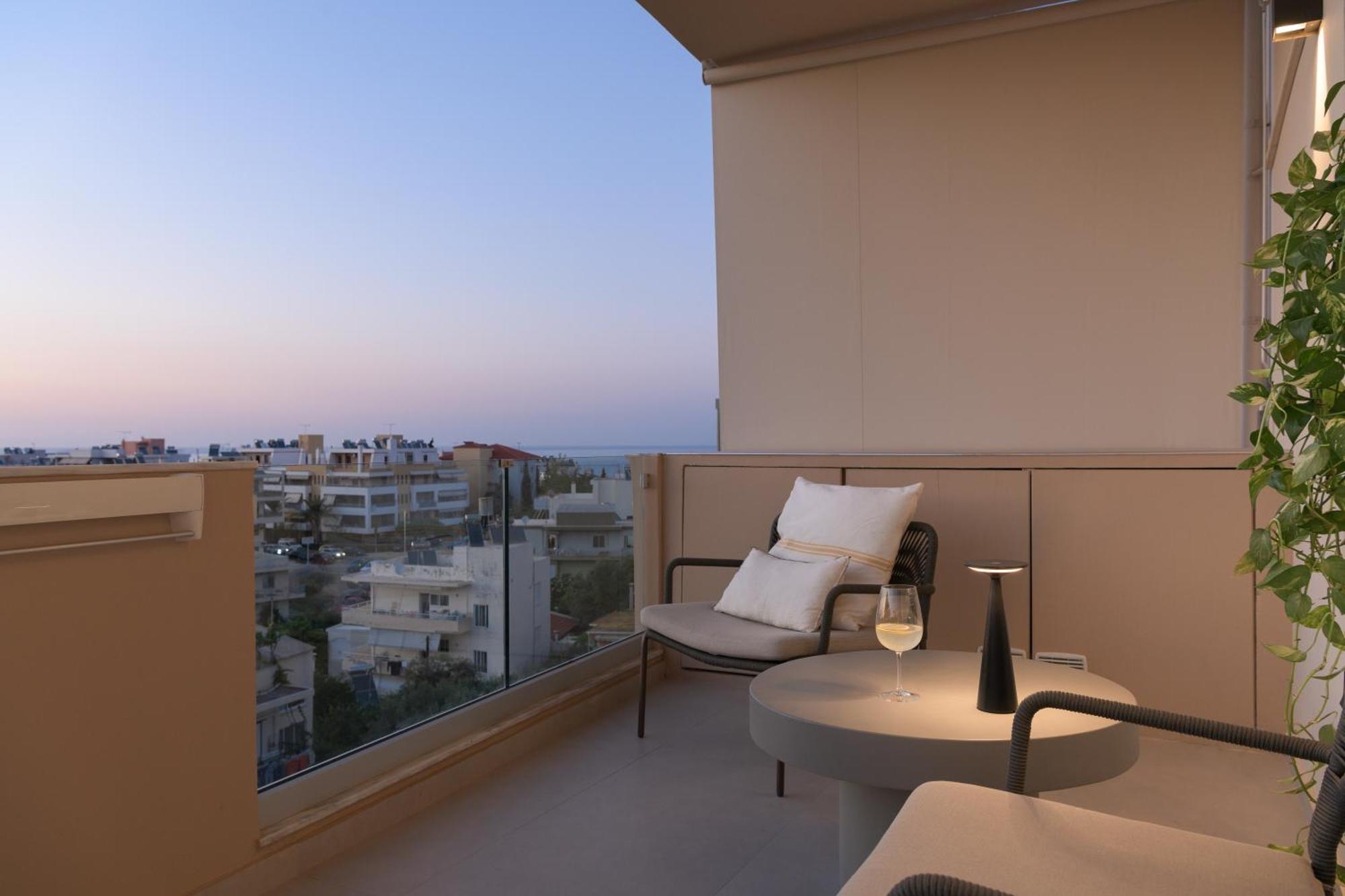 Апартаменти Ikia Mia Sea View Rethymno  Екстер'єр фото