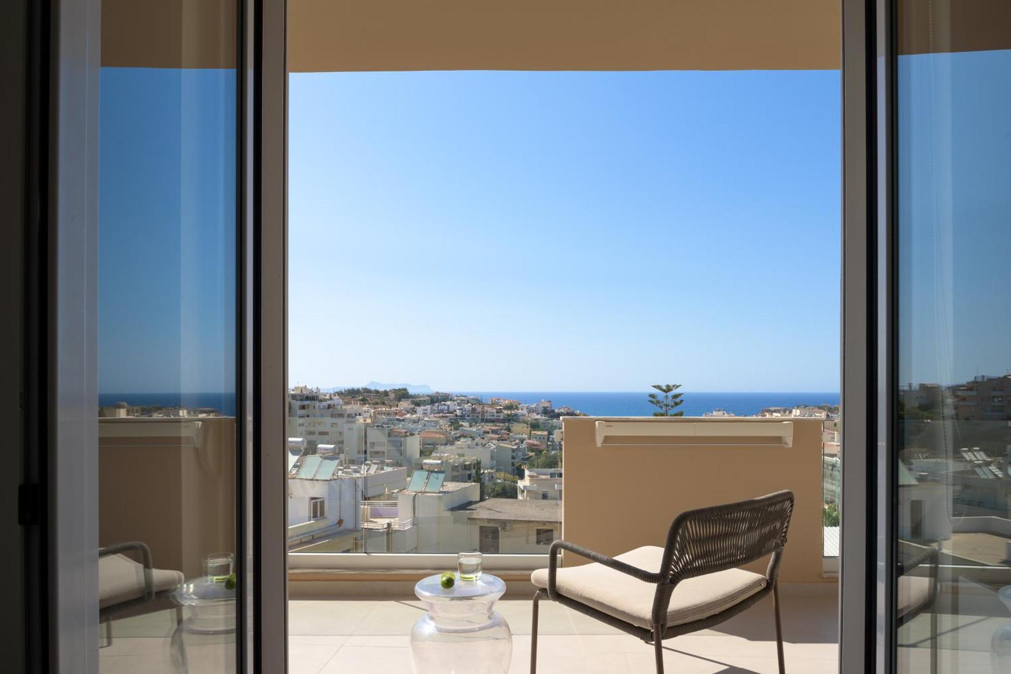 Апартаменти Ikia Mia Sea View Rethymno  Екстер'єр фото