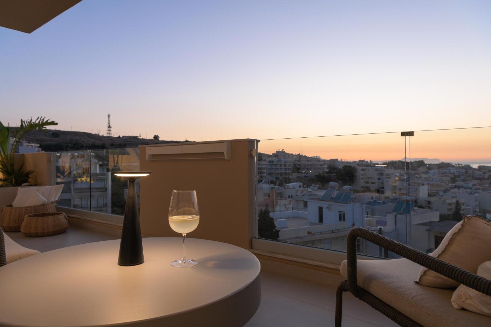 Апартаменти Ikia Mia Sea View Rethymno  Екстер'єр фото